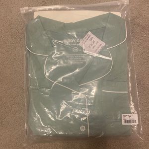 Sage size XS birdy grey pajama set.